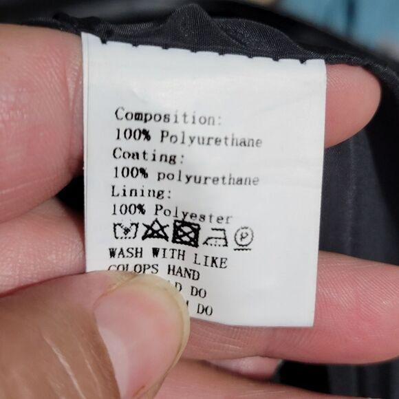 Women's faux leather jacket - Picture 3 of 10